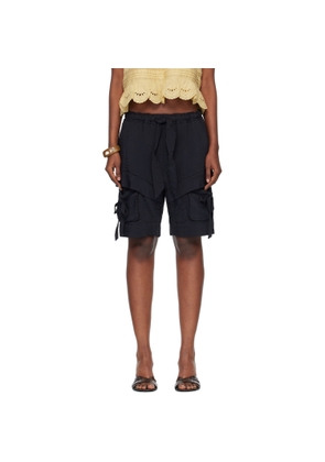 Isabel Marant Etoile Black Bermia Shorts