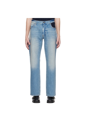 GAUCHERE Blue Cutout Jeans
