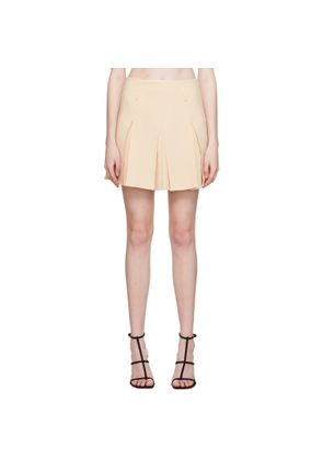 Beaufille Beige Konno Miniskirt