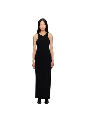 Nanushka Black Elia Midi Dress