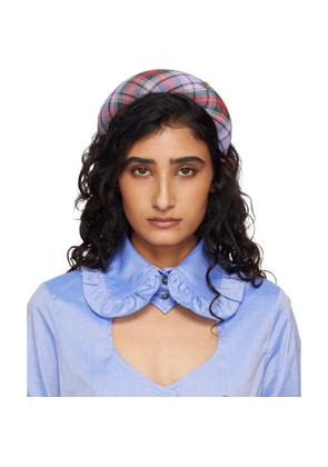 Vivienne Westwood Purple & Red Louth Tartan Large Headband