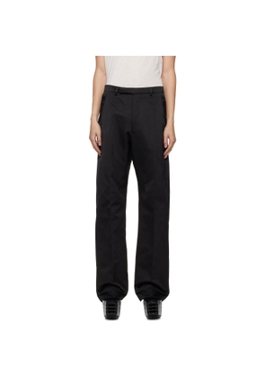 Rick Owens Black Temple Tailored Geth Trousers