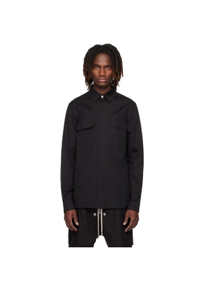 Rick Owens Black Temple Outershirt