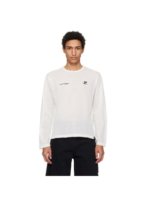 Courrèges White Printed Mesh T-shirt