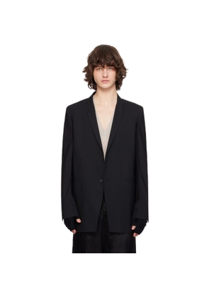 Rick Owens Black Temple Concordian Blazer