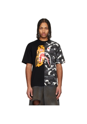 BAPE Black City Camo Tiger Shark Relaxed Fit T-shirt