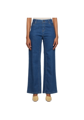 Subtle Le Nguyen Blue On-Ward Jeans