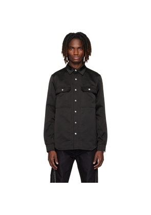 Rick Owens Black Temple Outershirt
