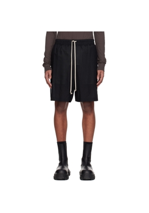 Rick Owens Black Temple Boxer Shorts