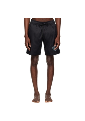 AMIRI Black Chateau Crest Swim Shorts