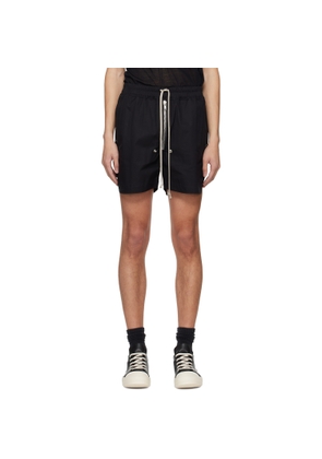 Rick Owens Black Temple Bela Boxer Shorts