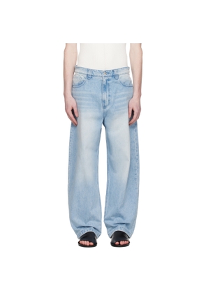 COOR Blue Washed Baggy Fit Jeans