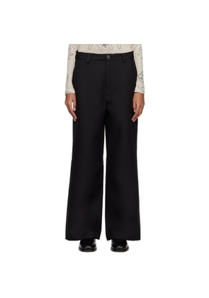 Nanushka Black Vidia Trousers
