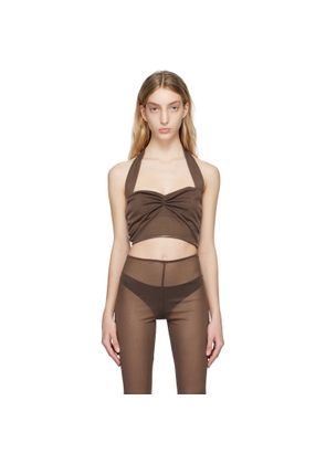 Anna Sui SSENSE Exclusive Brown Camisole