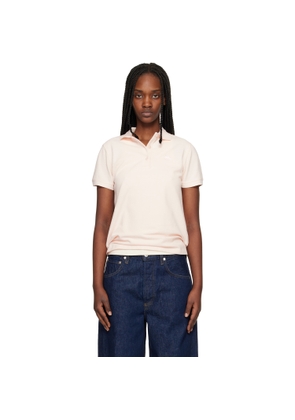 Maison Kitsuné Pink Baby Fox Regular Polo