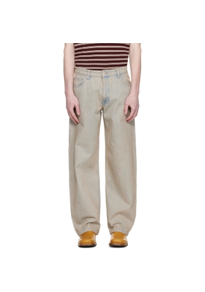 COOR Beige Back Side Tinted Jeans