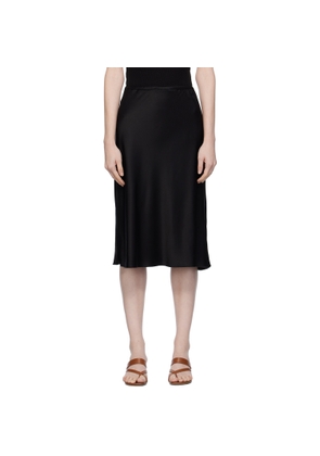 Nanushka Black Zarina Midi Skirt