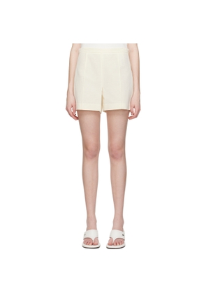 Vince Off-White Tailored Shorts