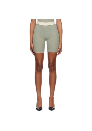 Yuzefi Green Underlay Shorts