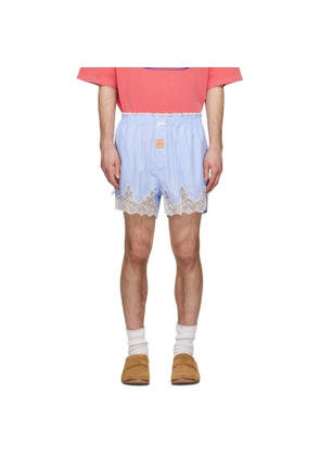 Martine Rose Blue 'French Knickers' Shorts