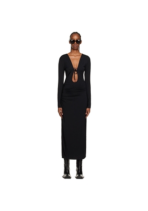 Han Kjobenhavn Black Self-Tie Midi Dress