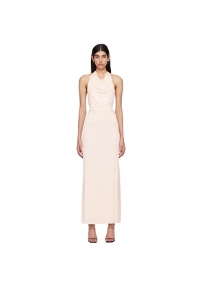 BEC + BRIDGE Off-White Ariel Halter Maxi Dress
