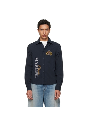Martine Rose Navy Sleazy Sports Shirt