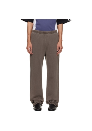 Martine Rose Brown Straight Leg Sweatpants