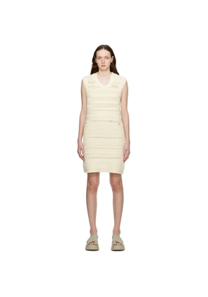 RECTO Off-White Signature Midi Dress