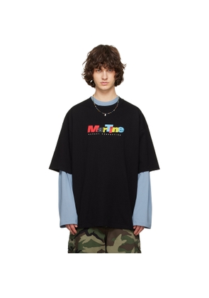 Martine Rose Black S/S Oversized T-shirt