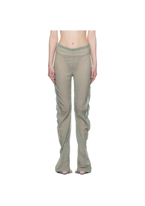 Jade Cropper Green Twisted Trousers
