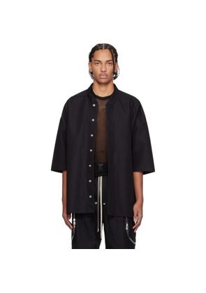 Rick Owens Black Temple SS Jumbo Faun Shirt