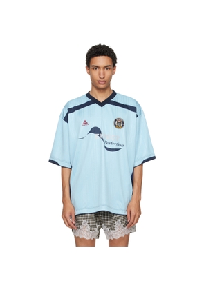 Martine Rose Blue Football Jersey