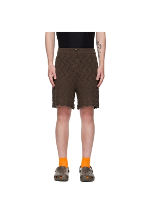 Robyn Lynch Brown Wave Shorts
