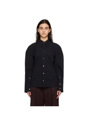 WOOYOUNGMI Black Puff Shirt