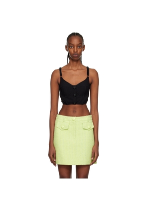 Moschino Black Button Camisole