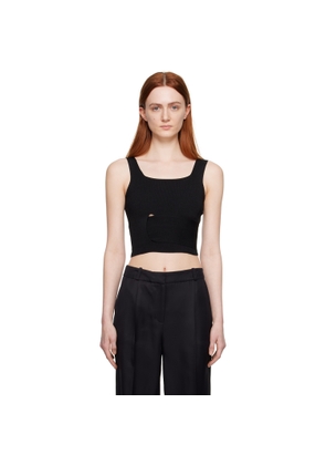 BOYAROVSKAYA Black Tape Tank Top