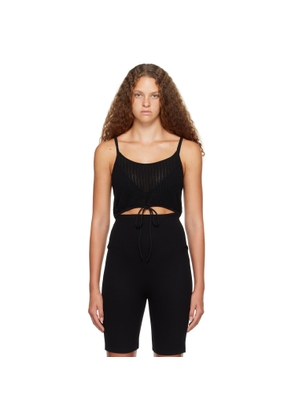 LESET Black Jasmine Tank Top