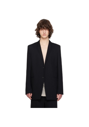 Rick Owens Black Temple Concordian Blazer