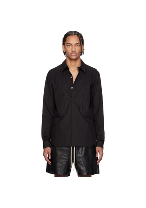 Rick Owens Black Temple Fogpocket Shirt