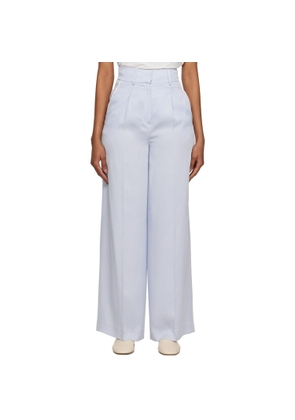 Elleme Blue Pleated Trousers
