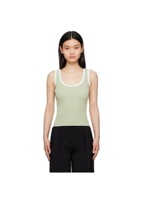Elleme Green Scoop Neck Tank Top
