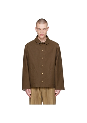 XENIA TELUNTS Brown Olive Jacket