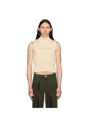 Solitude Studios SSENSE Exclusive Beige Tank Top