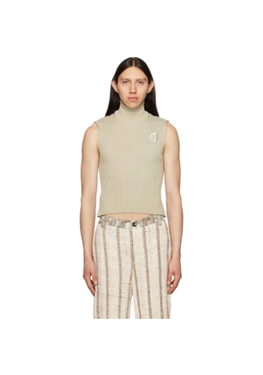 Solitude Studios SSENSE Exclusive Beige Tank Top