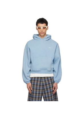 ERL Blue Heathered Hoodie