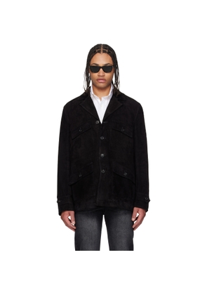 Paul Smith Black Field Suede Jacket