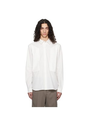 Rick Owens Off-White Temple Fogpocket Outer Shirt