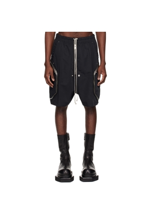 Rick Owens Black Temple Heizer Bela Shorts