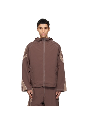 ERL Brown UFO Track Jacket